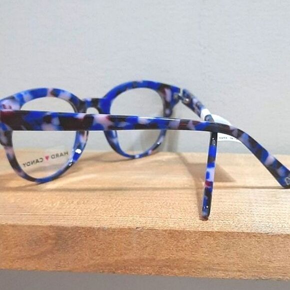 NEW Rx'able Eyeglass Frame w/ hard case, "Hard Candy" plastic,unisex, 48-21-140 - Picture 4 of 5
